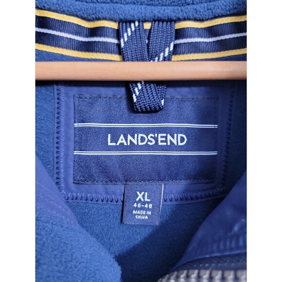 Lands End Navy Classic Squall Jacket Mens size XL 46-48 - Picture 6 of 7